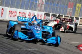 Ed Jones quietly advanced his way from 13th to claim his first podium as a Ganassi Racing driver. -- Photo by Scott James, @sjamesphoto